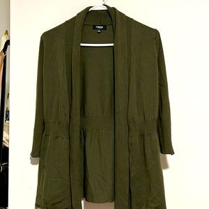 Premise Studio Army Green Cardigaan Women’s Size S
